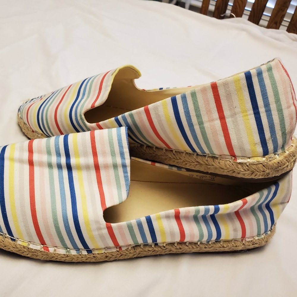Long Tall Sally Multi-Colored Espadrilles - Sz 15